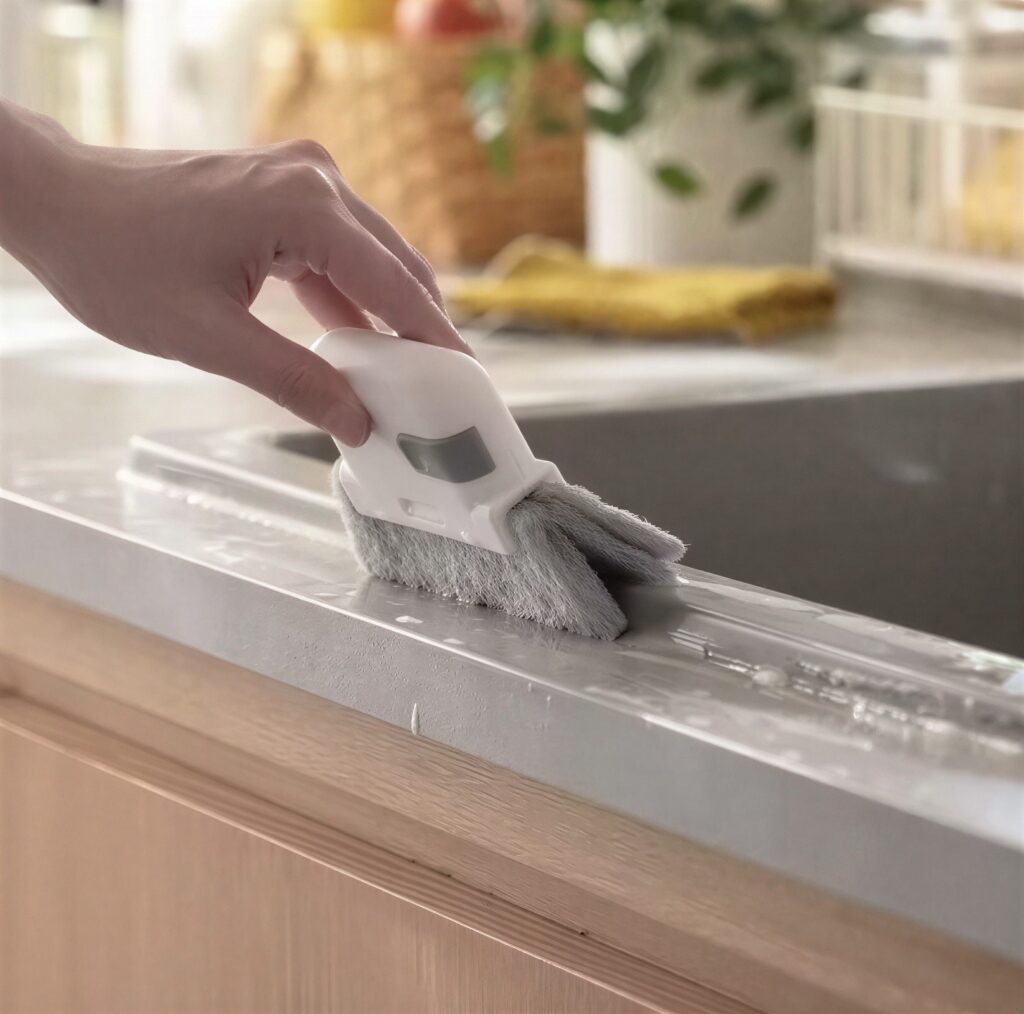 Haptic 2 In 1 Groove Cleaning Tool Creative Windows Groove Cleaning Gray