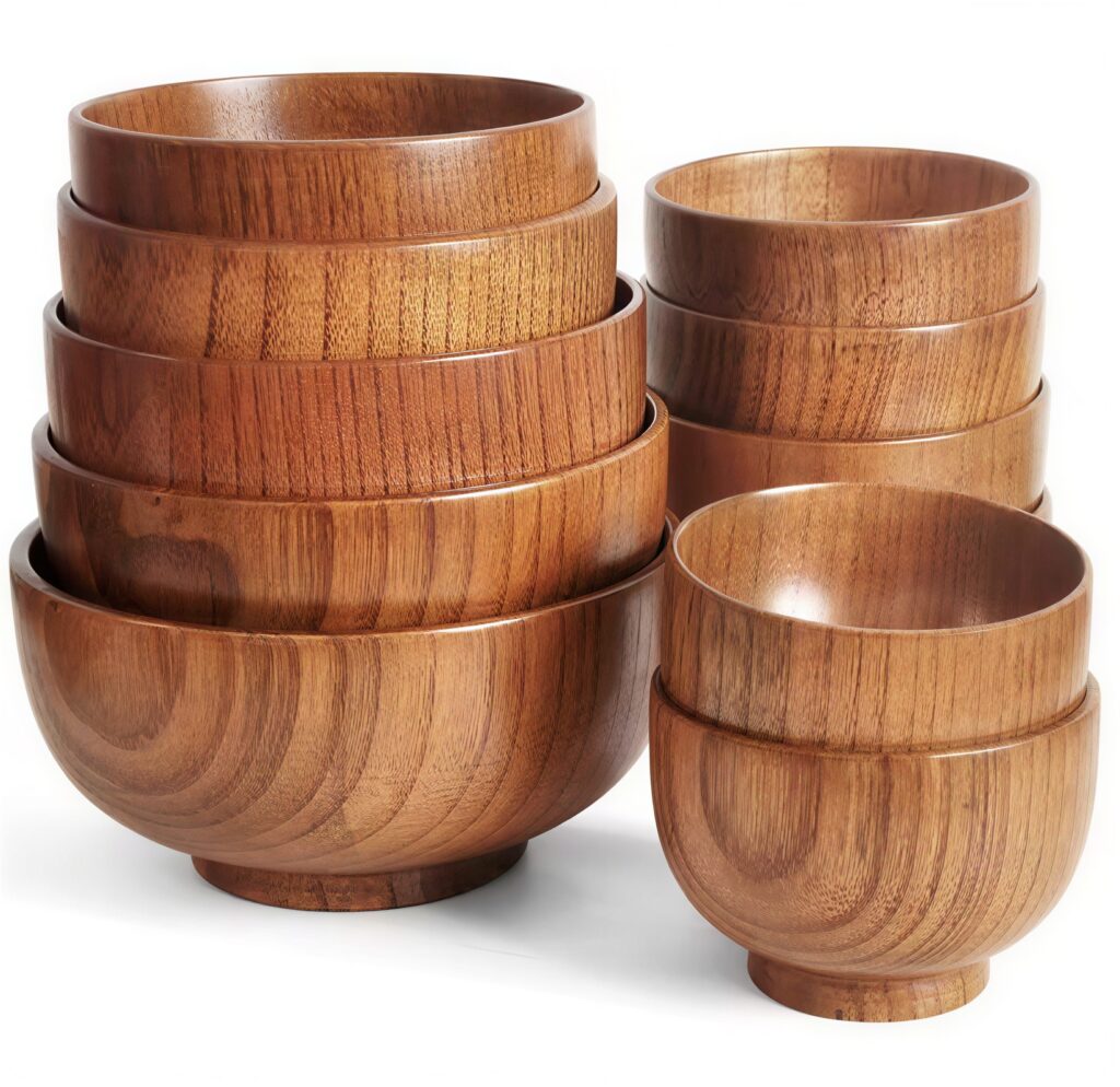 Haptic Japanese Sour Jujube Wood Bowl Size 15cmx6cm